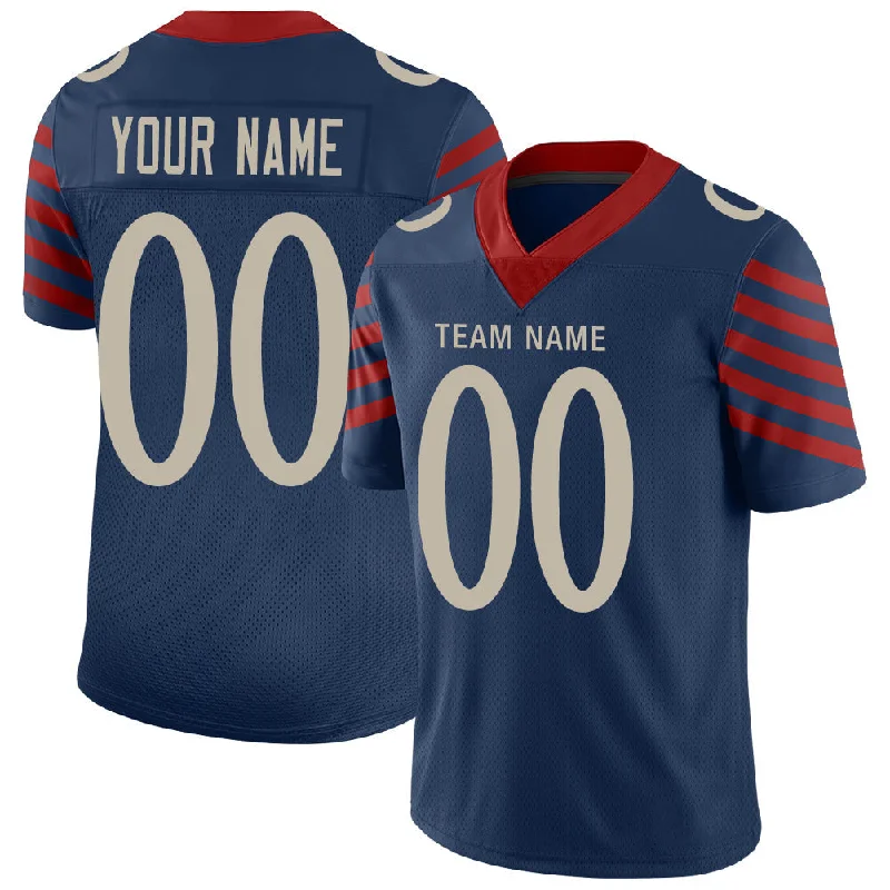 Custom NE.Patriots Stitched American Football Jerseys Personalize Birthday Gifts Navy Jersey-NBA Throwback Jerseys -