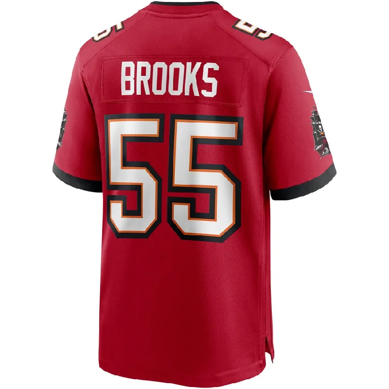 TB.Buccaneers #55 Derrick Brooks Red Game Retired Player Jersey Stitched American Football Jerseys-NFL Stylish Football Jerseys -