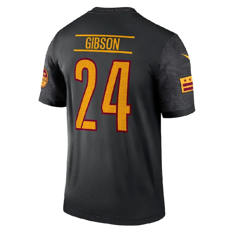 W.Commanders #24 Antonio Gibson Black Alternate Legend Jersey Stitched American Football Jerseys-NFL Special Edition Jerseys -