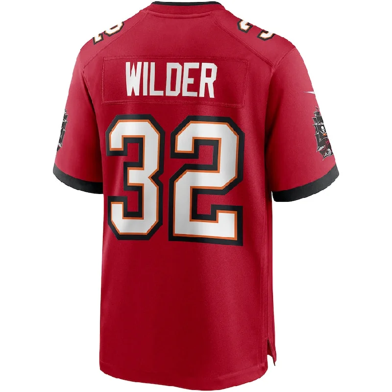 TB.Buccaneers #32 James Wilder Red Game Retired Player Jersey Stitched American Football Jerseys-NFL Official Licensed Jerseys -