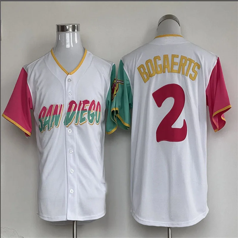 San Diego Padres #2 Xander Bogaerts Cool Base City Connect Stitched Jersey Baseball Jerseys-NBA College Throwback Jerseys -