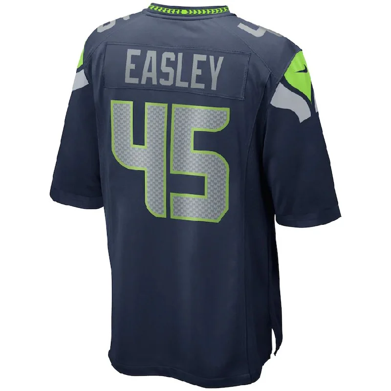 S.Seahawks #45 Kenny Easley College Navy Game Retired Player Jersey Stitched American Football Jerseys-NFL Super Bowl Jerseys -