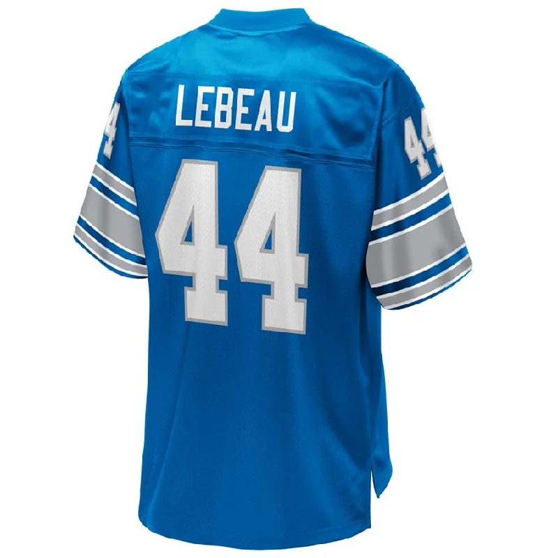 D.Lions #44 Dick LeBeau Pro Line Royal Replica Retired Player Jersey Stitched American Football Jerseys-NFL Retro Team Jerseys -