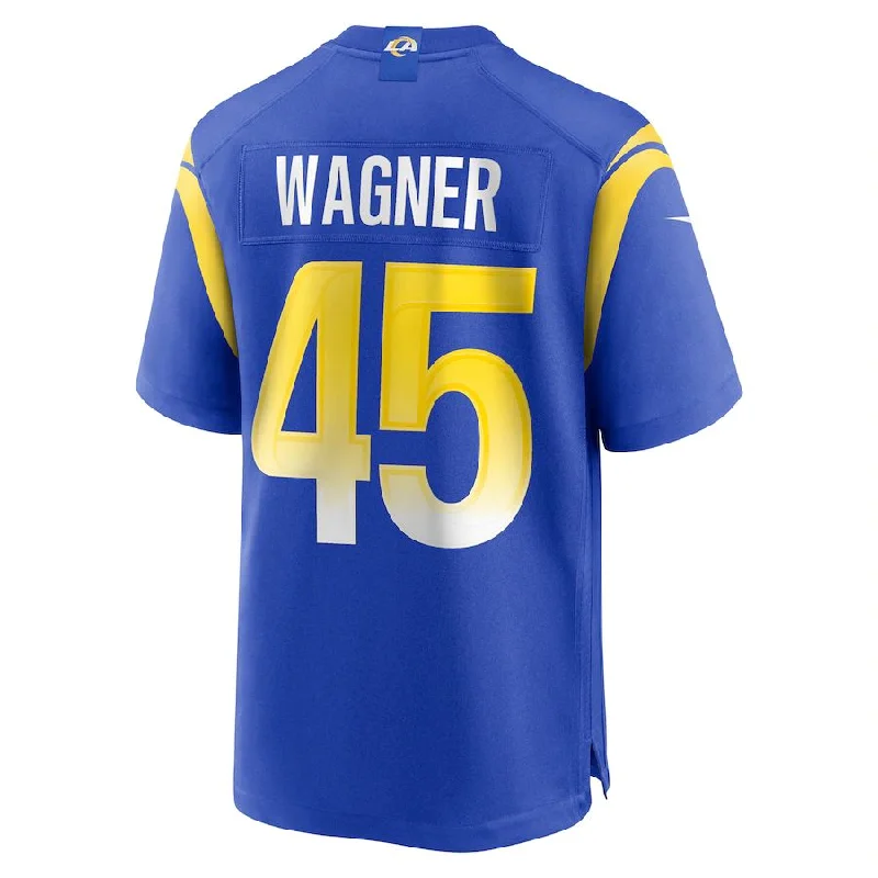 LA.Rams #45 Bobby Wagner Royal Game Jersey Stitched American Football Jerseys-NFL Retro Team Jerseys -