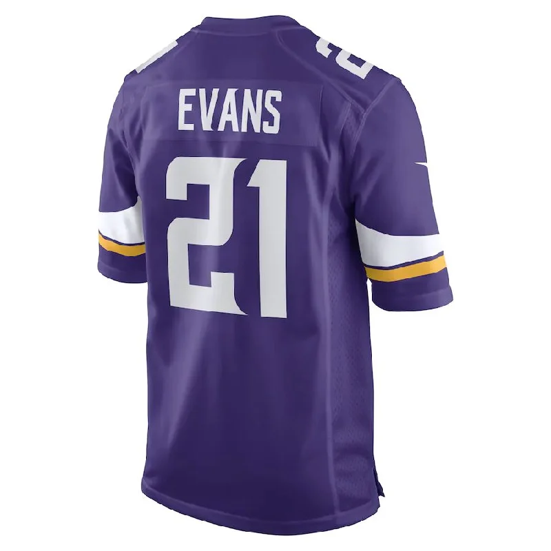 MN.Vikings #21 Akayleb Evans Purple Game Player Jersey Stitched American Football Jerseys-NFL Vapor Limited Jerseys -