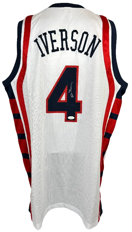 Allen Iverson autographed signed jersey NBA Philadelphia 76ers JSA COA-NBA Autographed Jerseys -