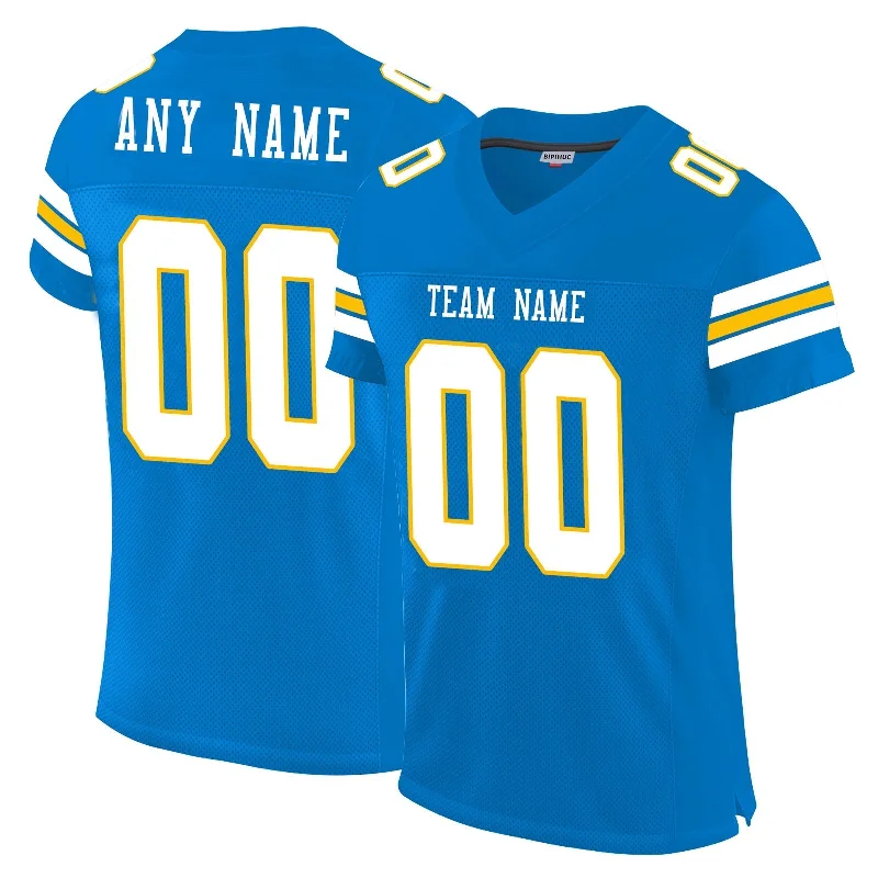 Custom LA.Chargers Football Jerseys for Personalize Sports Shirt Design Stitched Name And Number Christmas Birthday Gift-NBA Women's Team Jerseys -