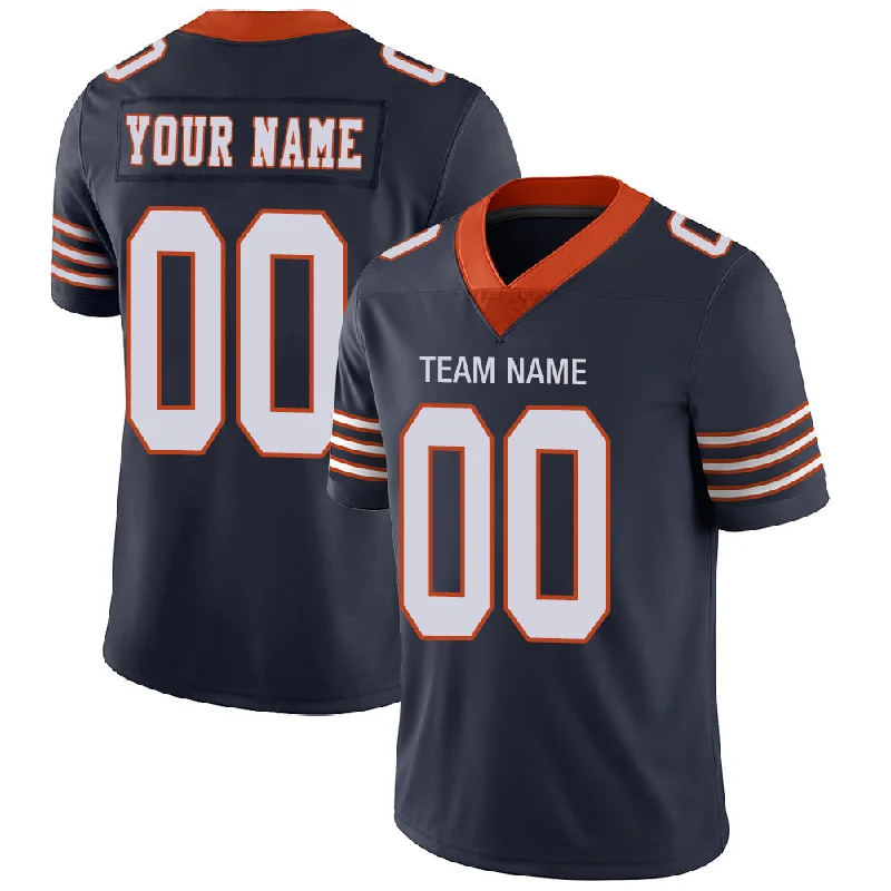 Custom C.Bear Stitched American Football Jerseys Personalize Birthday Gifts Navy Jersey-NBA Christmas Game Jerseys -