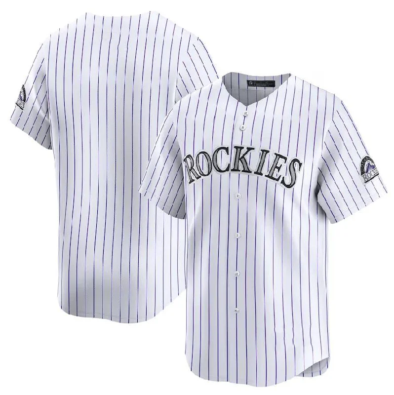 Colorado Rockies White Alternate Replica Team Baseball Jersey-NBA Custom Name Jerseys -