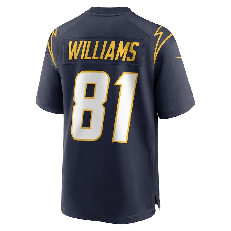 LA.Chargers #81 Mike Williams Navy Alternate Team Game Jersey Stitched American Football Jerseys-NFL All-Star Game Jerseys -