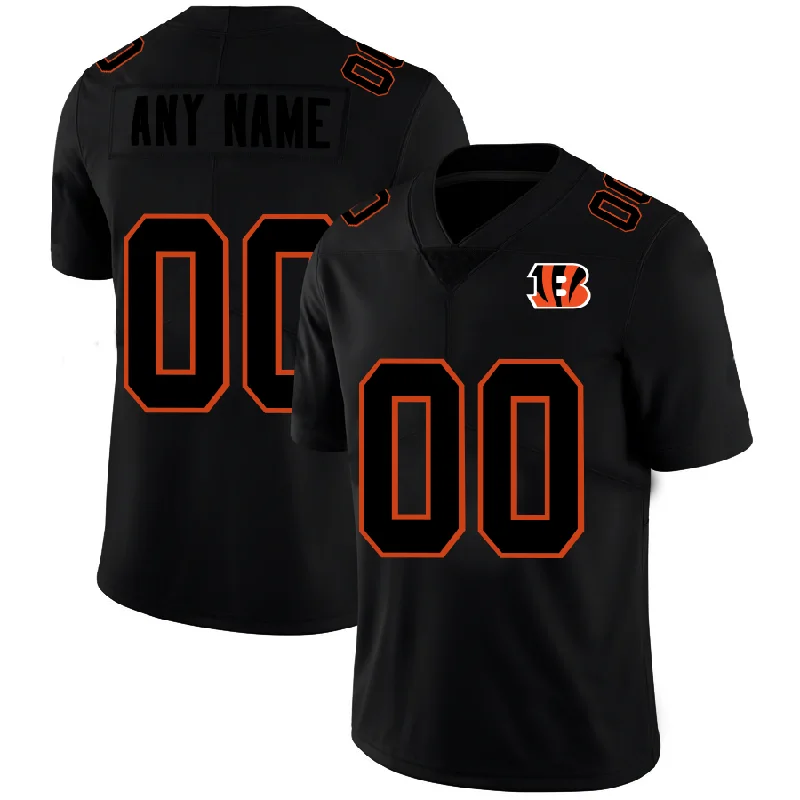 Custom C.Bengals Football Jerseys Black American Stitched Name And Number Christmas Birthday Gift-NBA Chinese New Year Jerseys -