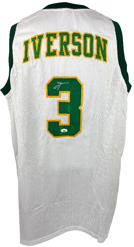 Allen Iverson autographed signed jersey high school style JSA COA-NBA Chinese New Year Jerseys -