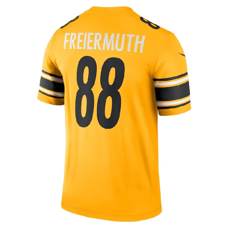 P.Steelers #88 Pat Freiermuth Gold Inverted Legend Jersey Stitched American Football Jerseys-NFL Autographed Jerseys -