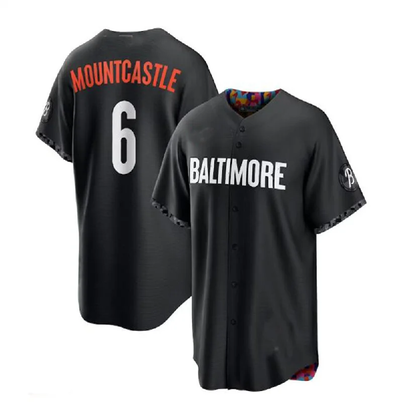 Baltimore Orioles #6 Ryan Mountcastle 2023 City Connect Replica Player Jersey - Black Baseball Jerseys-NBA Swingman Jerseys -