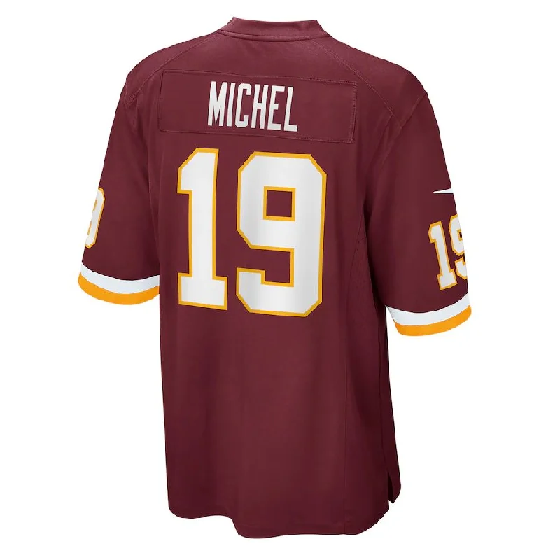 W.Football Team #19 Marken Michel Burgundy Game Jersey Stitched American Football Jerseys-NFL New Season Jerseys -