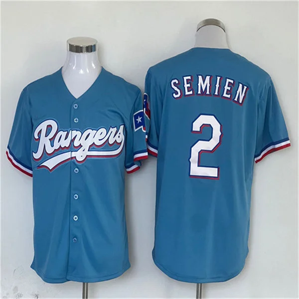 Los Angeles Dodgers #2 Marcus Semien Blue Home Authentic Patch Jersey Baseball Jerseys-NBA Official Game Jerseys -