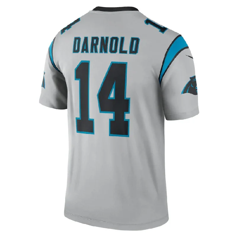 C.Panthers #14 Sam Darnold Silver Inverted Legend Jersey Stitched American Football Jerseys-NFL All-Star Game Jerseys -