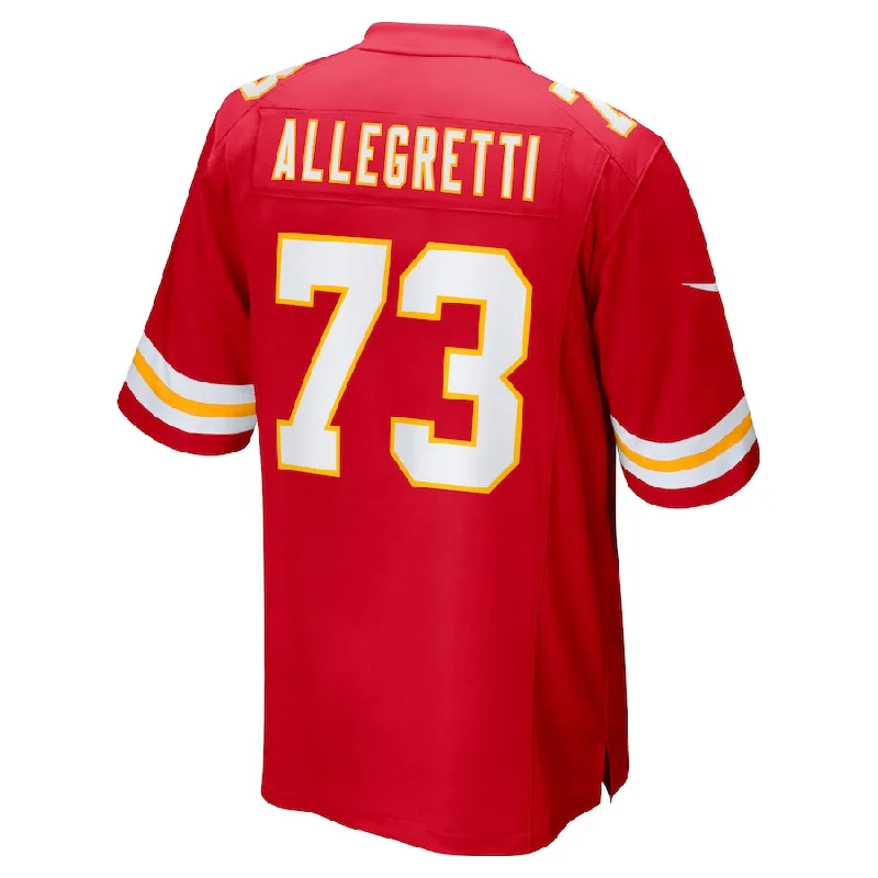 KC.Chiefs #73 Nick Allegretti Red Game Jersey Stitched American Football Jerseys-NFL Sports Fan Jerseys -