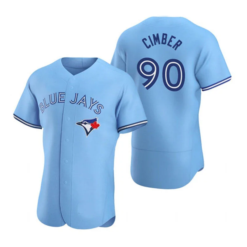 Toronto Blue Jays #90 Adam Cimber Powder Blue Alternate FlexBase Player Jersey Baseball Jerseys-NBA Customizable Jerseys -