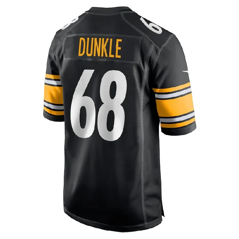 P.Steelers #68 William Dunkle Black Game Player Jersey Stitched American Football Jerseys-NFL Anniversary Edition Jerseys -