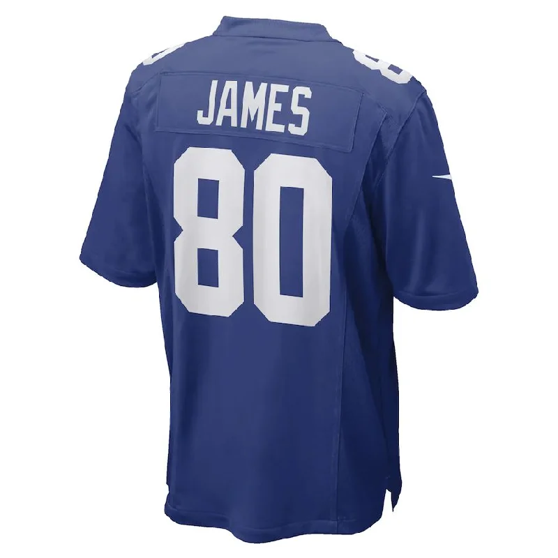 NY.Giants #80 Richie James Royal Game Player Jersey Stitched American Football Jerseys-NFL Sideline Jerseys -