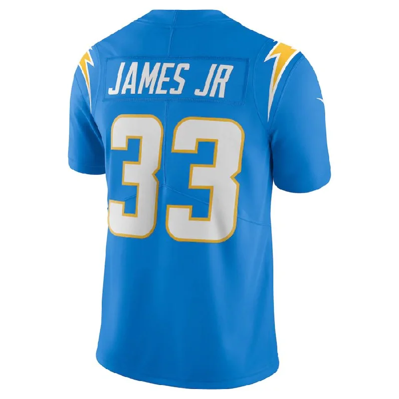 LA.Chargers #33 Derwin James Powder Blue Vapor Limited Jersey Stitched American Football Jerseys-NFL Replica Team Jerseys -