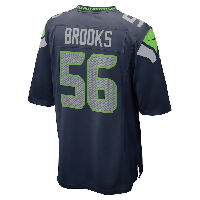 S.Seahawks #56 Jordyn Brooks College Navy Player Game Jersey Stitched American Football Jerseys-NFL Customizable Football Jerseys -