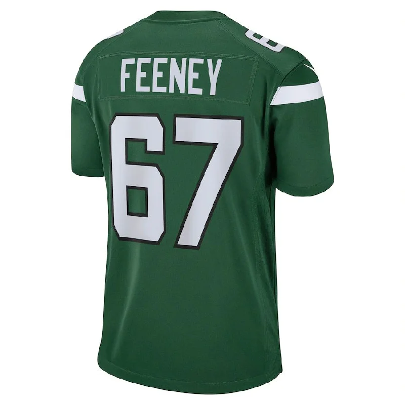 NY.Jets #67 Dan Feeney Gotham Green Game Jersey Stitched American Football Jerseys-NFL Replica Team Jerseys -