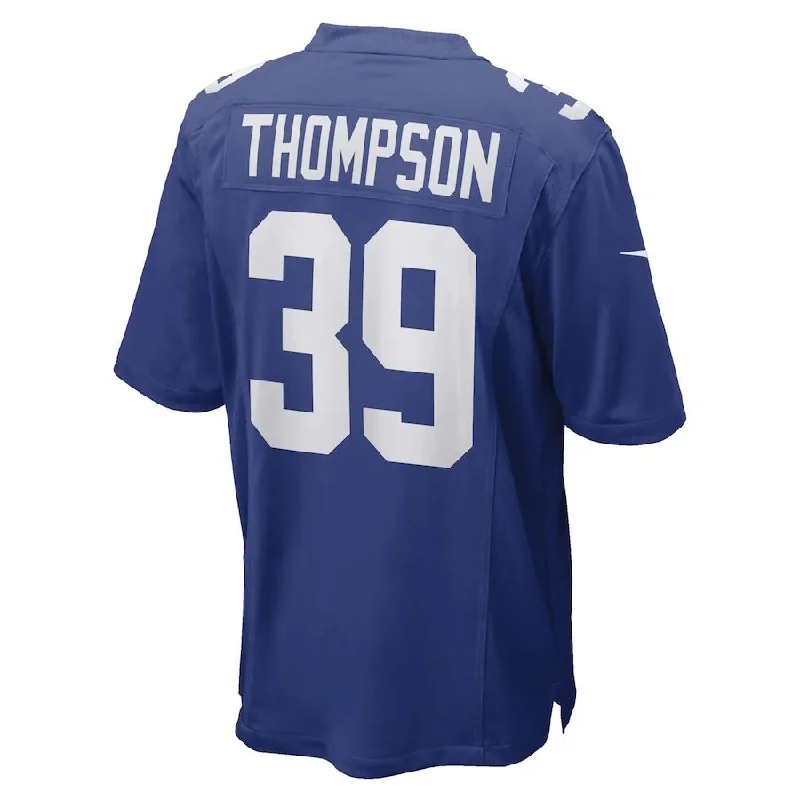 NY.Giants #39 Trenton Thompson Royal Game Player Jersey Stitched American Football Jerseys-NFL Authentic Football Jerseys -