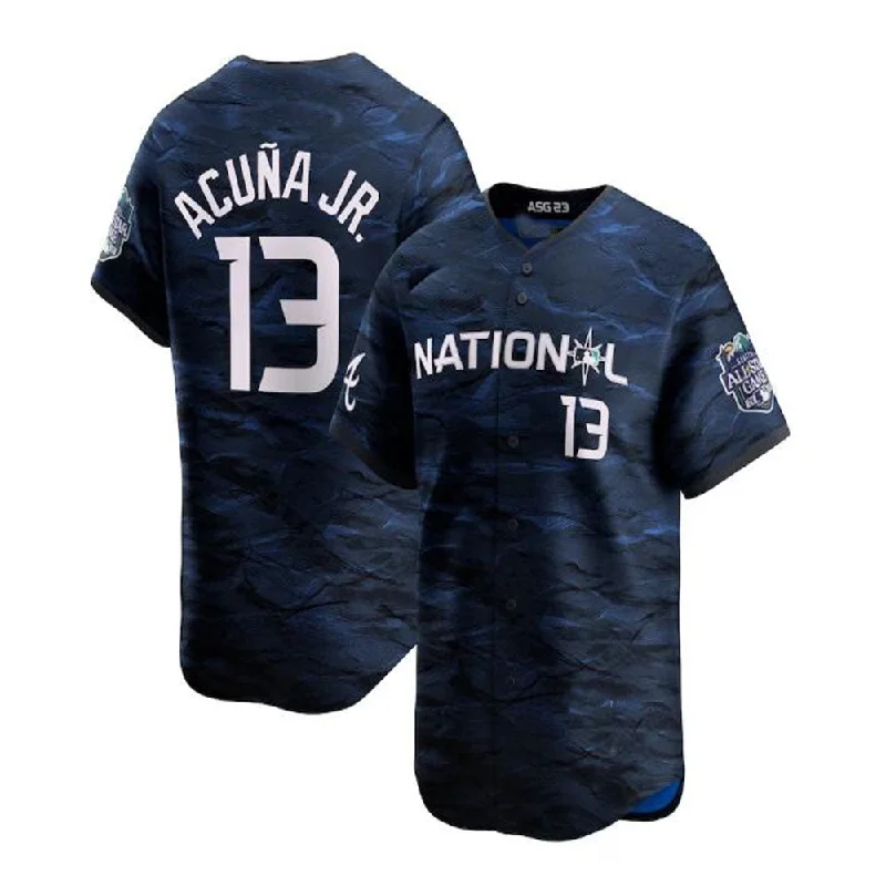 #13 Ronald Acuña Jr. National League 2023 All-Star Game Limited Player Jersey - Royal Baseball Jerseys-NBA Home & Away Jerseys -