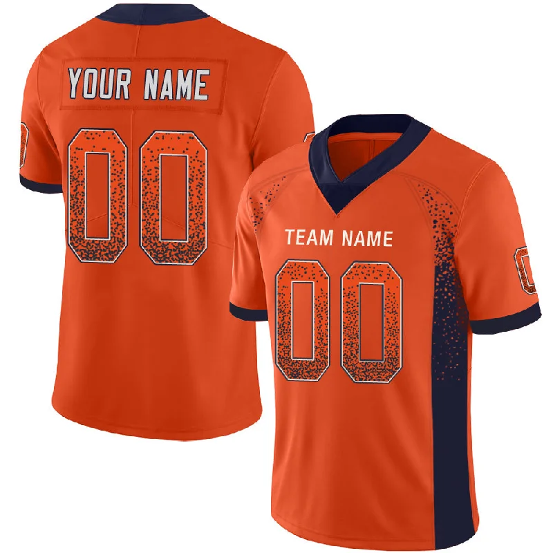 Custom C.Bear Stitched American Football Jerseys Personalize Birthday Gifts Orange Jersey-NBA Summer League Jerseys -