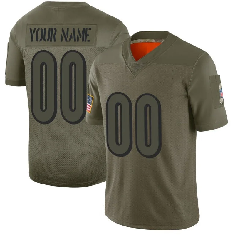 Custom C.Bengal Football Camo Limited Salute To Service Jersey 2022 Football Jerseys-NBA Collector’s Basketball Jerseys -