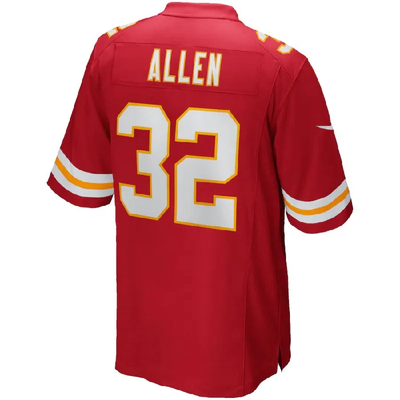 KC.Chiefs #32 Marcus Allen Red Game Retired Player Jersey Stitched American Football Jerseys-NFL Supporter Jerseys -