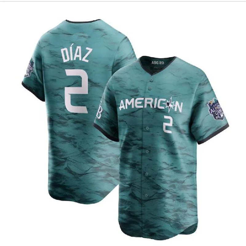 #2 Yandy Díaz American League 2023 All-Star Game Limited Player Jersey - Teal Baseball Jerseys-NBA Collector’s Basketball Jerseys -