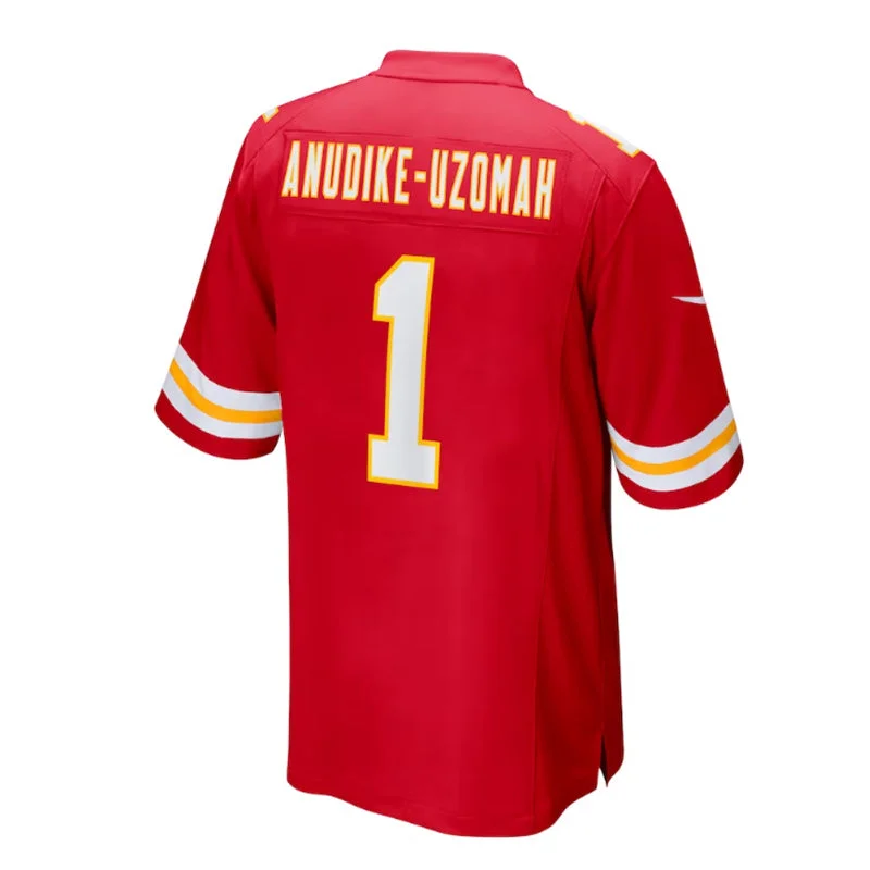 KC.Chiefs #1 Felix Anudike-Uzomah 2023 Draft First Round Pick Game Jersey - Red Stitched American Football Jerseys-NFL All-Star Game Jerseys -