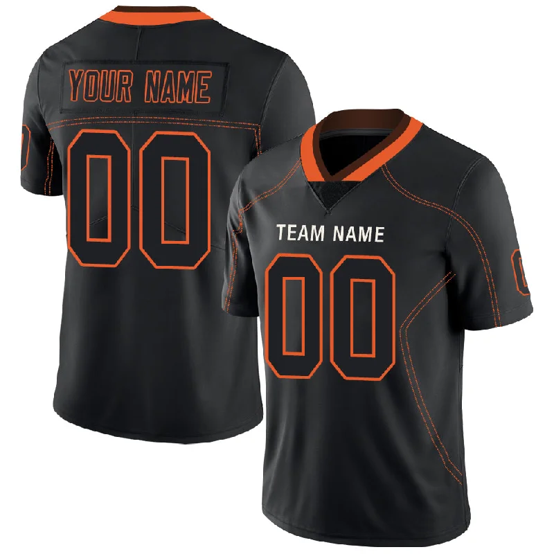 Custom C.Brown Stitched American Football Jerseys Personalize Birthday Gifts Black Jersey-NBA Official Team Jerseys -