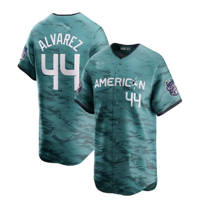 #44 Yordan Alvarez American League 2023 All-Star Game Limited Player Jersey - Teal Baseball Jerseys-NBA Hall of Fame Jerseys -