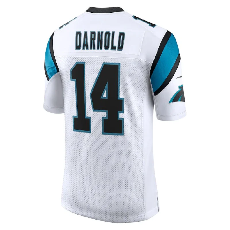 C.Panthers #14 Sam Darnold White Vapor Limited Jersey Stitched American Football Jerseys-NFL Retro Team Jerseys -