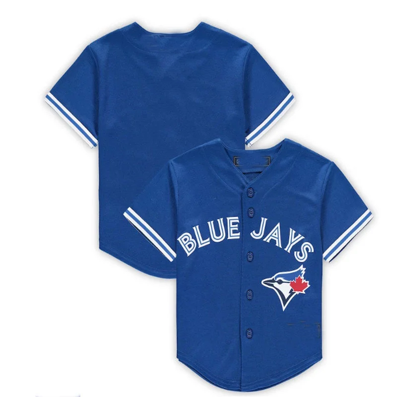 Toronto Blue Jays Preschool Alternate Replica Team Jersey - Royal Baseball Jerseys-NBA Fan Favorite Jerseys -