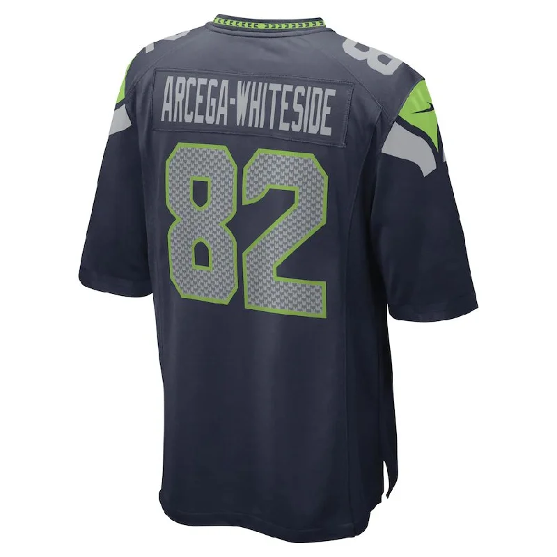 S.Seahawks #82 J.J. Arcega-Whiteside College Navy Game Player Jersey Stitched American Football Jerseys-NFL Official Licensed Jerseys -