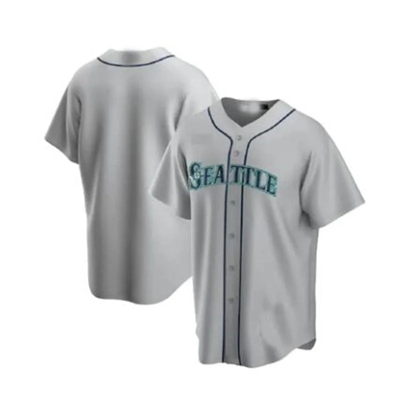 Seattle Mariners #44 Julio Rodriguez GRAY ROAD TEAM JERSEY Baseball Jerseys-NBA Lightweight Basketball Jerseys -