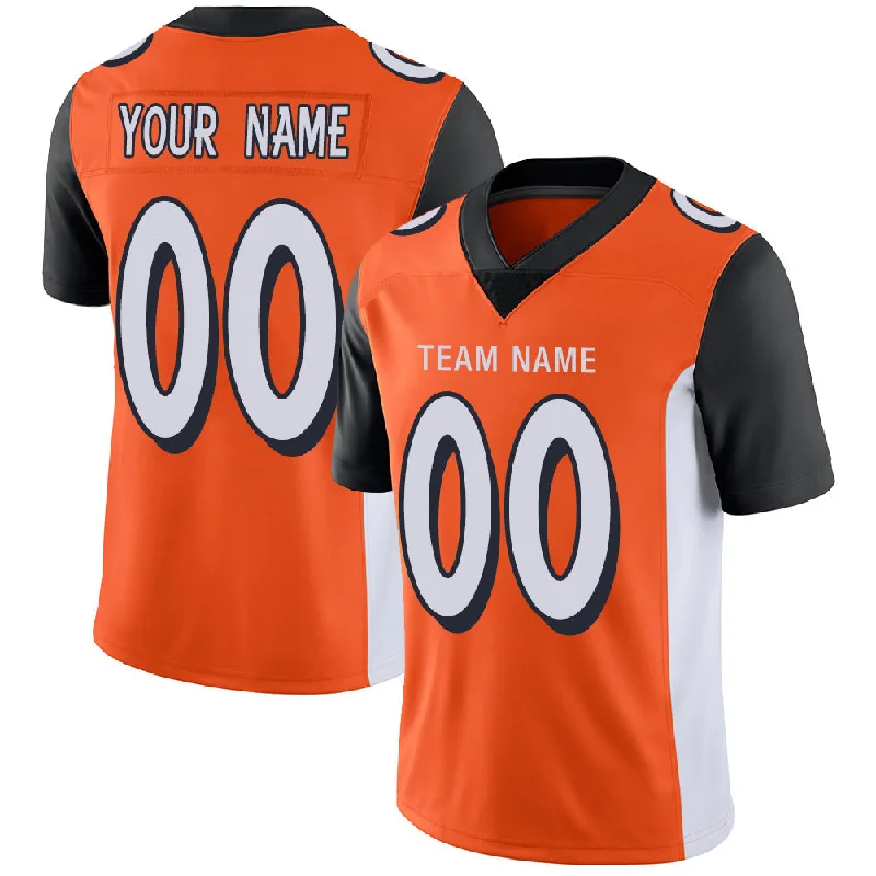 Custom C.Bengal Stitched American Football Jerseys Personalize Birthday Gifts Orange Jersey-NBA Lightweight Basketball Jerseys -