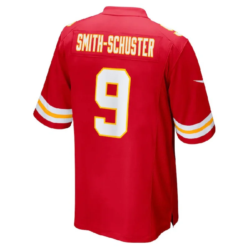 KC.Chiefs #9 JuJu Smith-Schuster Red Game Jersey Stitched American Football Jerseys-NFL Lightweight Football Jerseys -