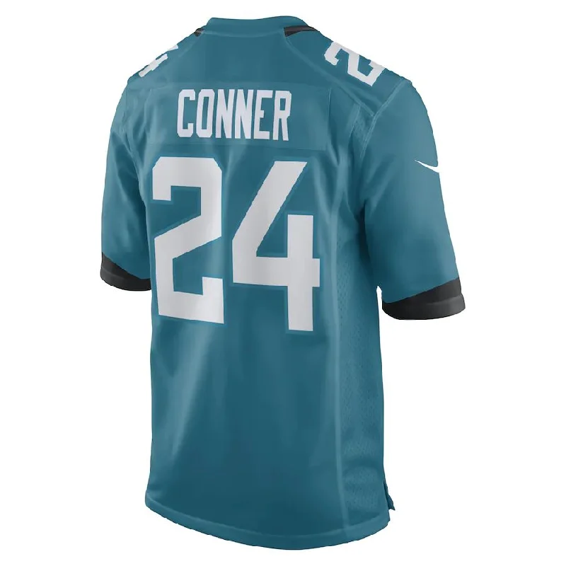 J.Jaguars #24 Snoop Conner Teal Game Player Jersey Stitched American Football Jerseys-NFL Military Salute Jerseys -