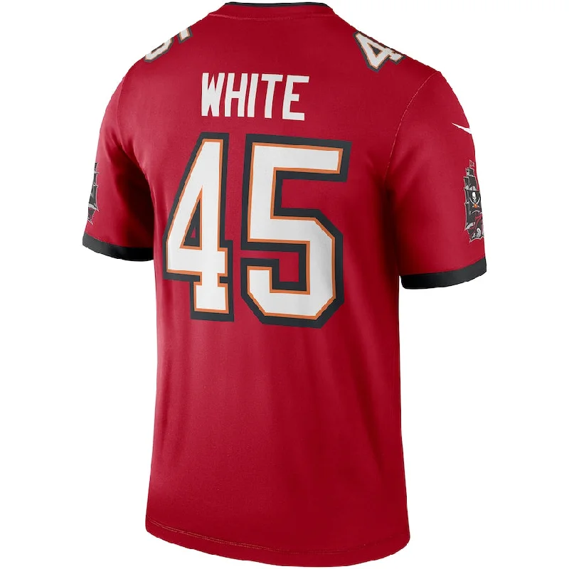 TB.Buccaneers #45 Devin White Red Legend Jersey Stitched American Football Jerseys-NFL Classic Football Jerseys -