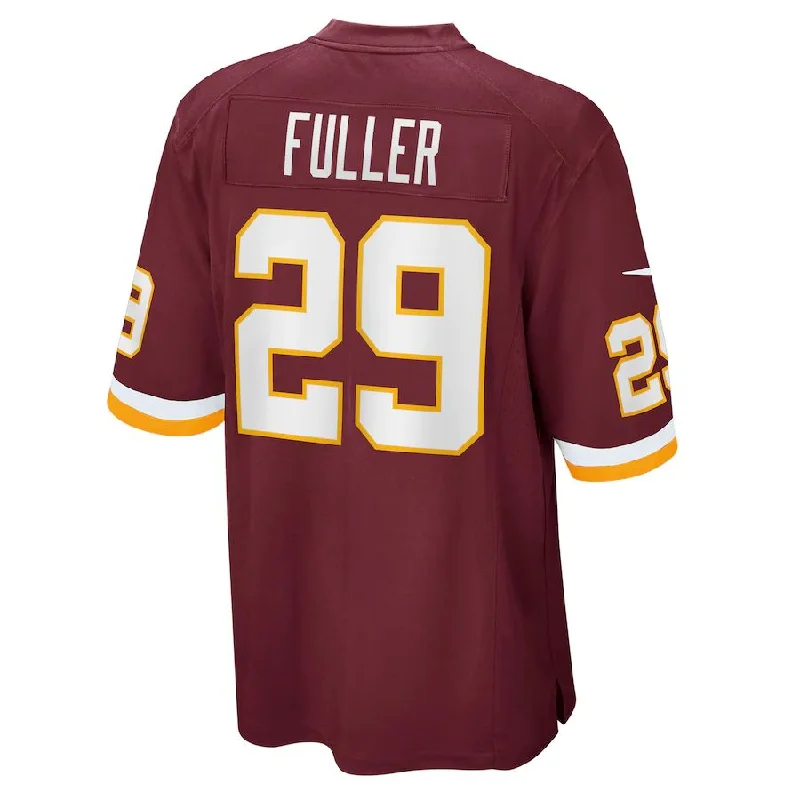 W.Football Team #29 Kendall Fuller Burgundy Team Game Jersey Stitched American Football Jerseys-NFL Youth Replica Jerseys -