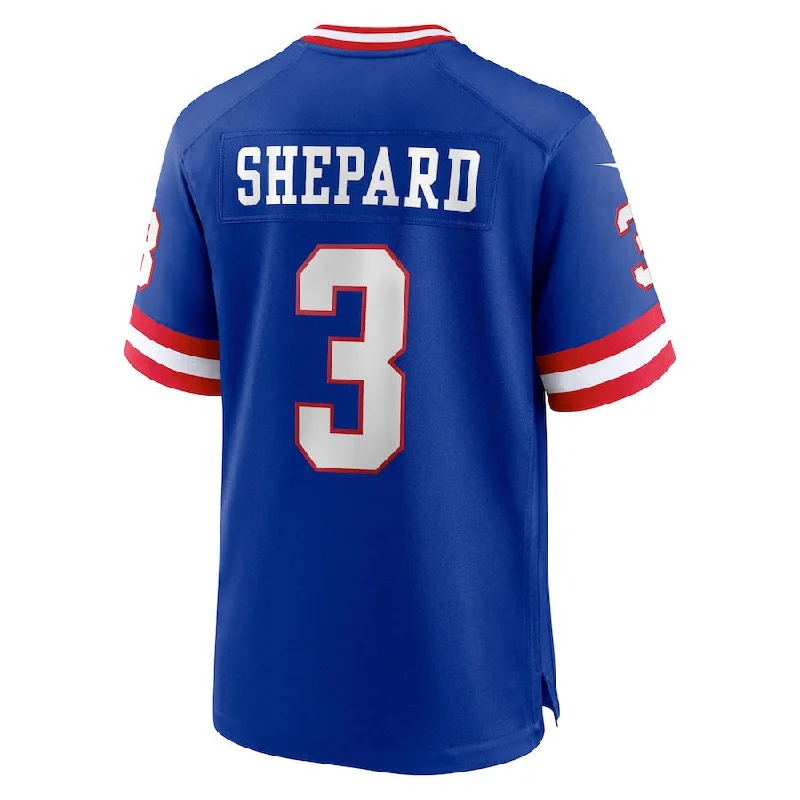 NY.Giants #3 Sterling Shepard Royal Classic Player Game Jersey Stitched American Football Jerseys-NFL Women’s Team Jerseys -