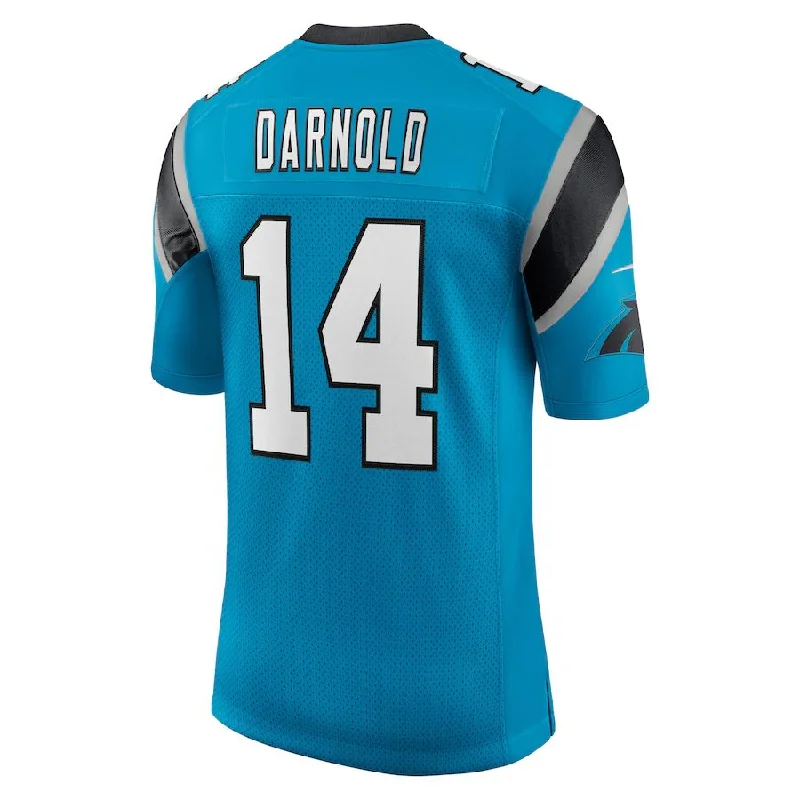 C.Panthers #14 Sam Darnold Blue Vapor Limited Jersey Stitched American Football Jerseys-NFL Anniversary Edition Jerseys -