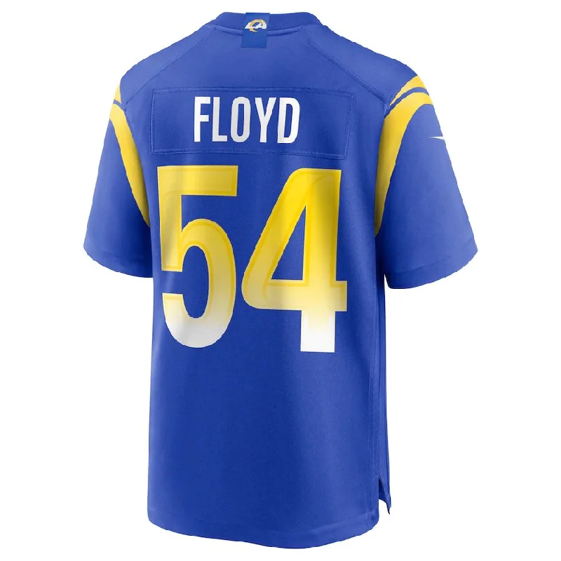 LA.Rams #54 Leonard Floyd Royal Game Jersey Stitched American Football Jerseys-NFL Men’s Authentic Jerseys -