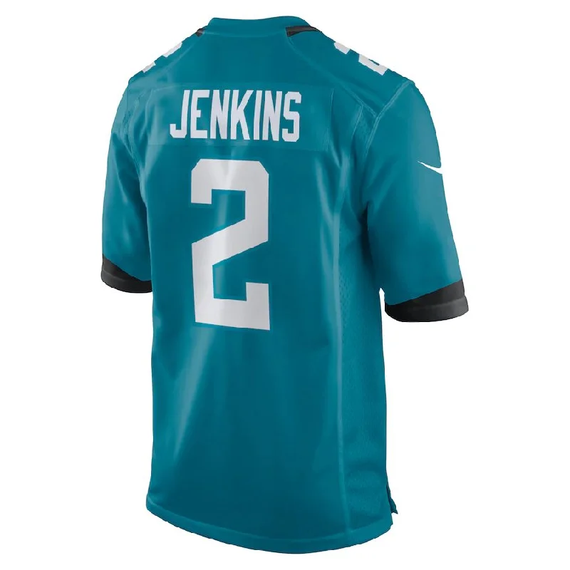 J.Jaguars #2 Rayshawn Jenkins Teal Game Player Jersey Stitched American Football Jerseys-NFL Fan Shop Jerseys -